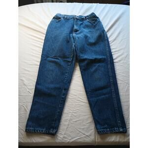 Chic VINTAGE Worlds Women's 80s Petite Medium Wash Jeans,  Size 13